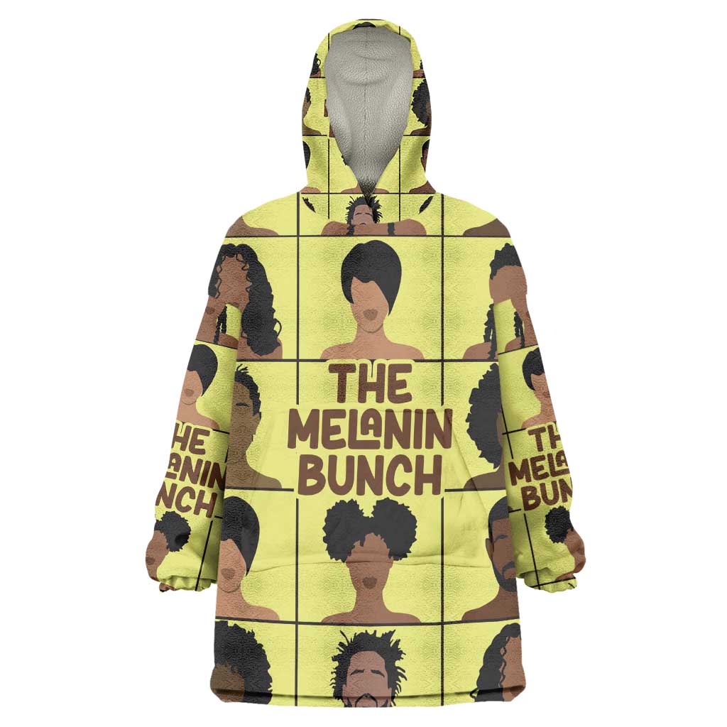 The Melanin Bunch African Kid Wearable Blanket Hoodie Afro Black People