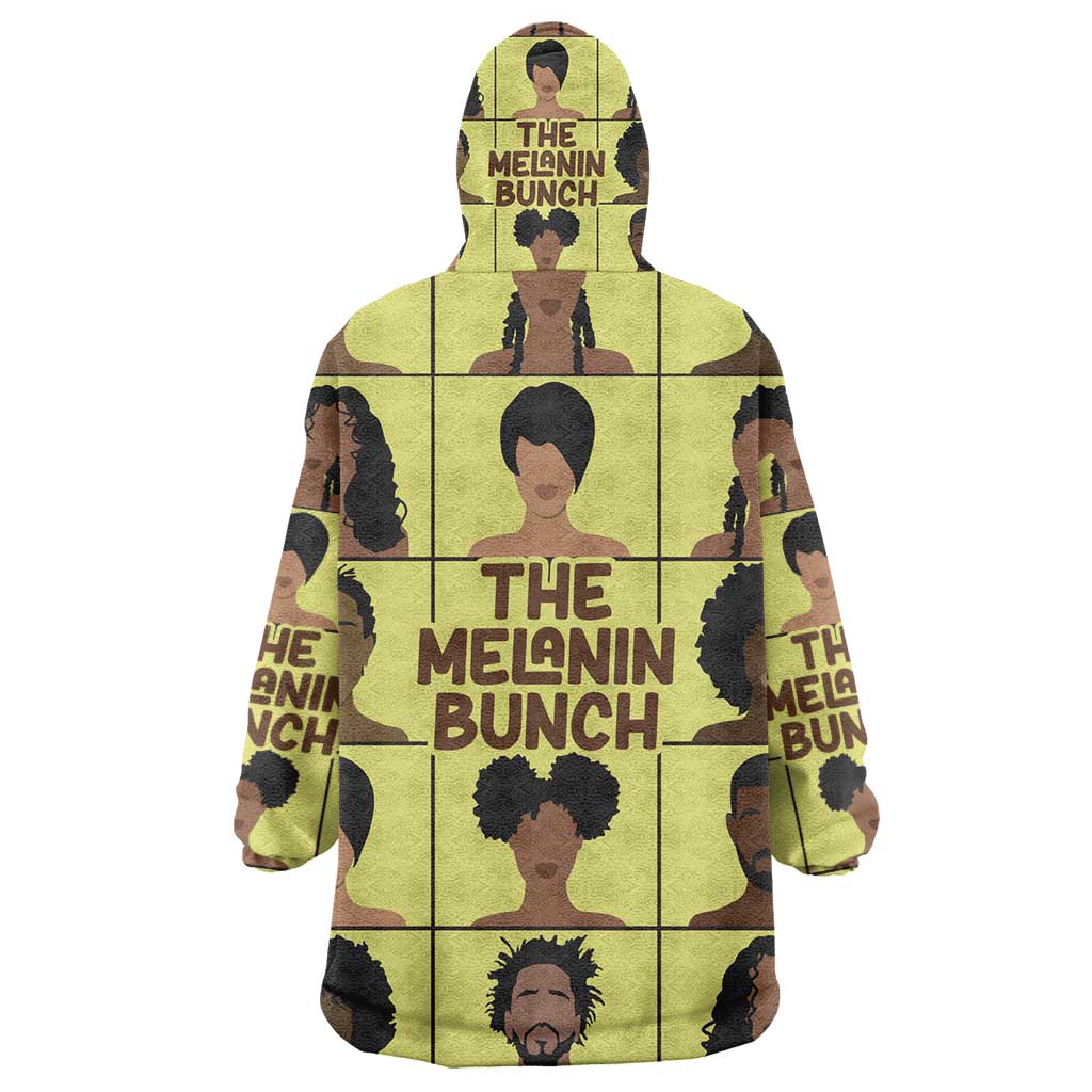 The Melanin Bunch African Kid Wearable Blanket Hoodie Afro Black People