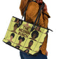 The Melanin Bunch African Leather Tote Bag Afro Black People