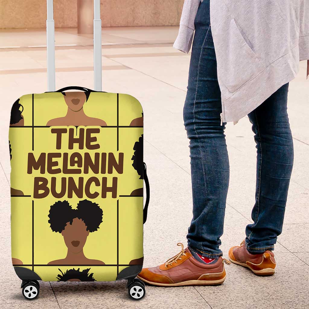 The Melanin Bunch African Luggage Cover Afro Black People