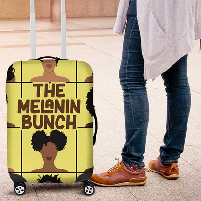 The Melanin Bunch African Luggage Cover Afro Black People