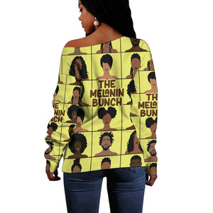 The Melanin Bunch African Off Shoulder Sweater Afro Black People