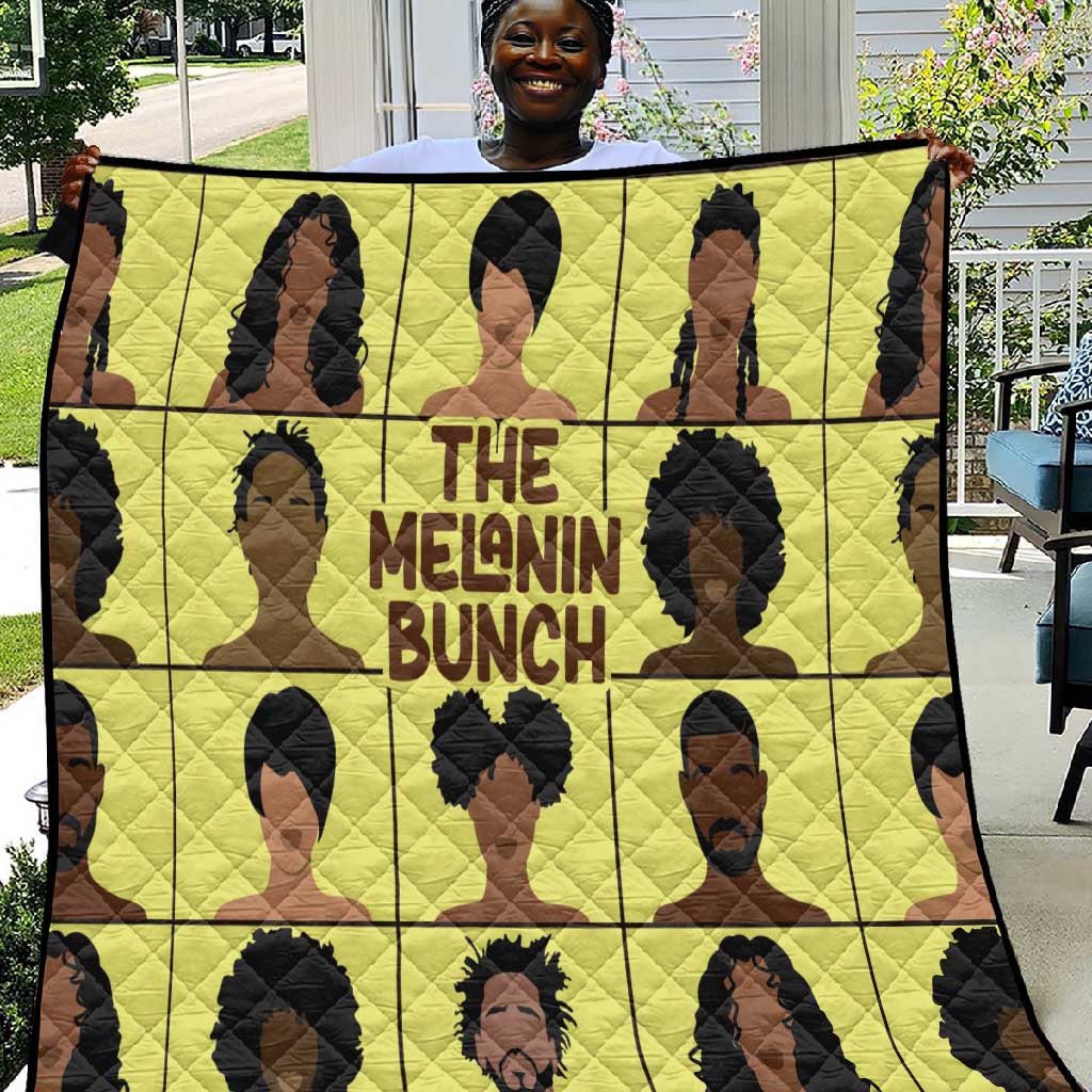 The Melanin Bunch African Quilt Afro Black People