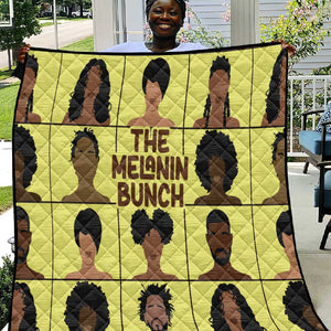 The Melanin Bunch African Quilt Afro Black People