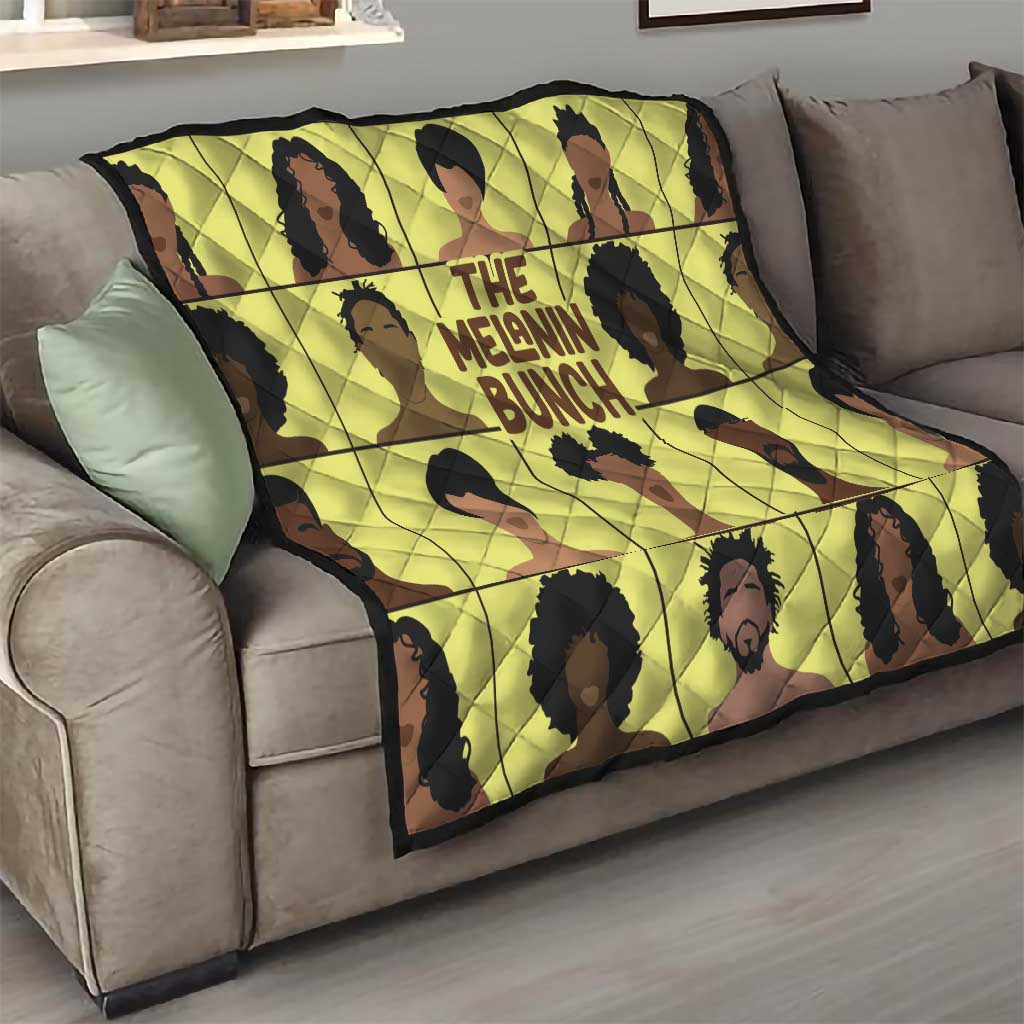 The Melanin Bunch African Quilt Afro Black People