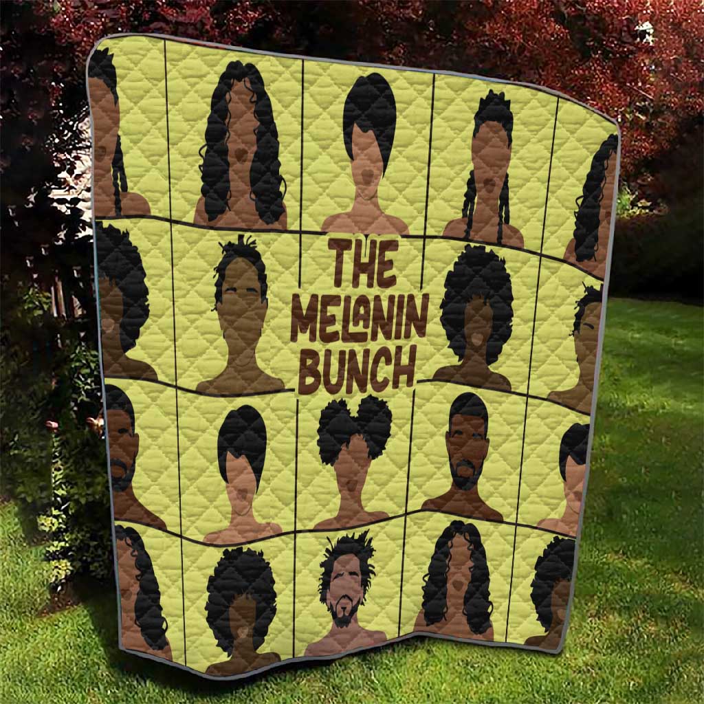 The Melanin Bunch African Quilt Afro Black People