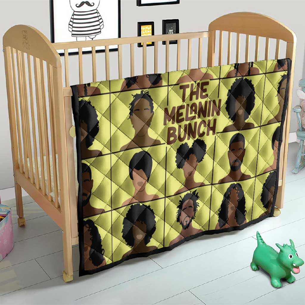 The Melanin Bunch African Quilt Afro Black People
