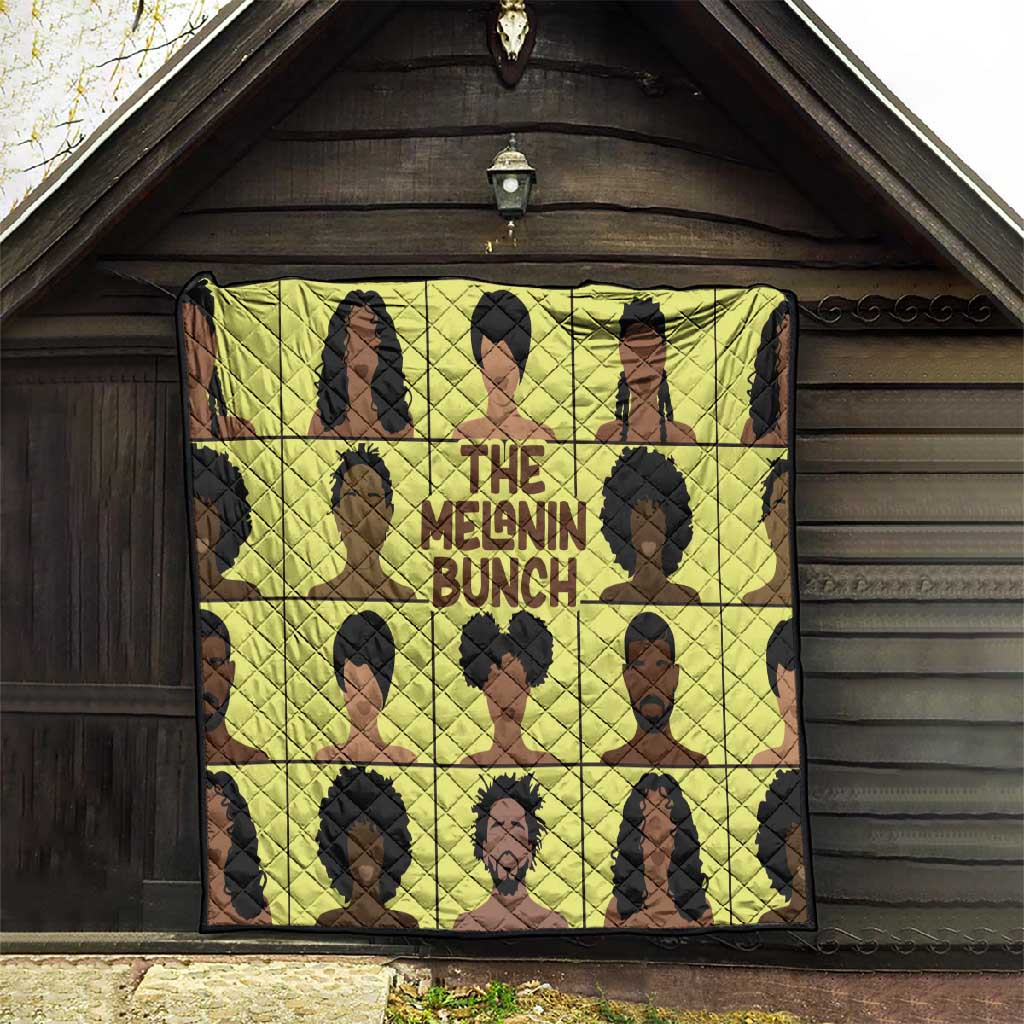 The Melanin Bunch African Quilt Afro Black People