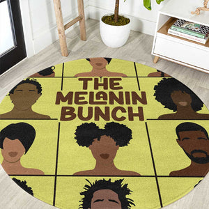 The Melanin Bunch African Round Carpet Afro Black People