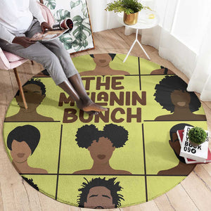 The Melanin Bunch African Round Carpet Afro Black People