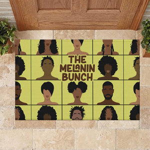 The Melanin Bunch African Rubber Doormat Afro Black People