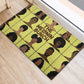 The Melanin Bunch African Rubber Doormat Afro Black People