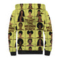 The Melanin Bunch African Sherpa Hoodie Afro Black People