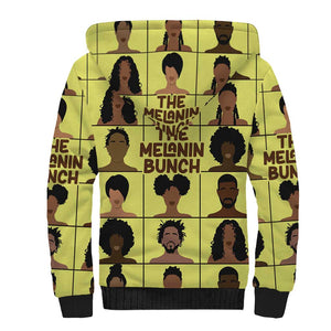 The Melanin Bunch African Sherpa Hoodie Afro Black People