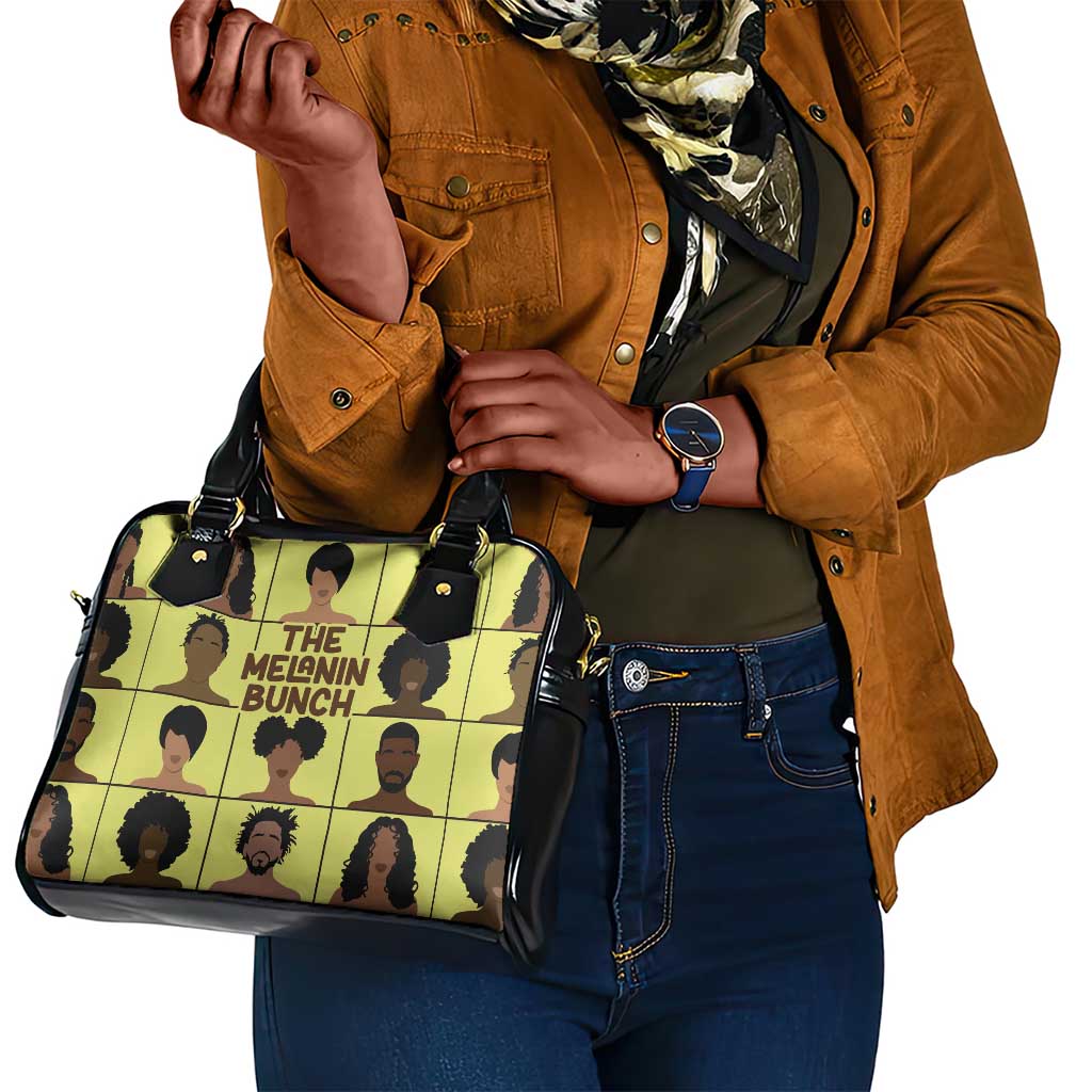 The Melanin Bunch African Shoulder Handbag Afro Black People