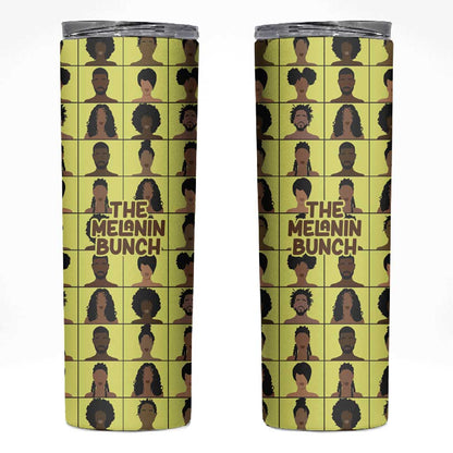 The Melanin Bunch African Skinny Tumbler Afro Black People