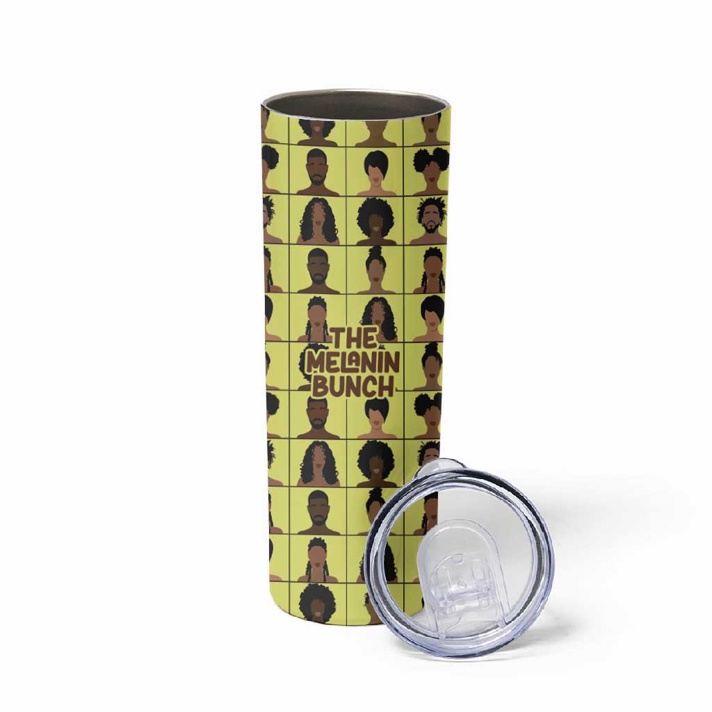 The Melanin Bunch African Skinny Tumbler Afro Black People