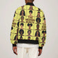 The Melanin Bunch African Sleeve Zip Bomber Jacket Afro Black People