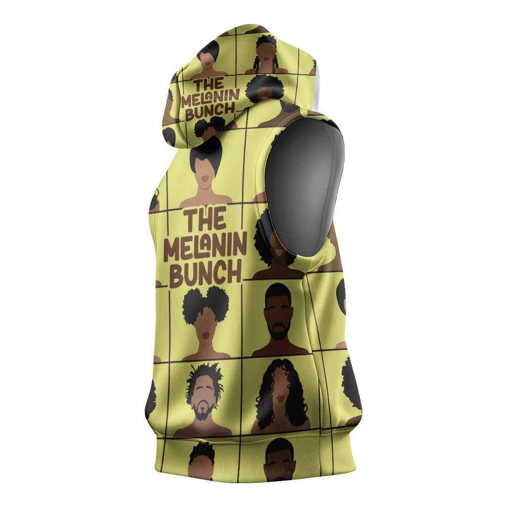 The Melanin Bunch African Sleeveless Hoodie Afro Black People - African Pride