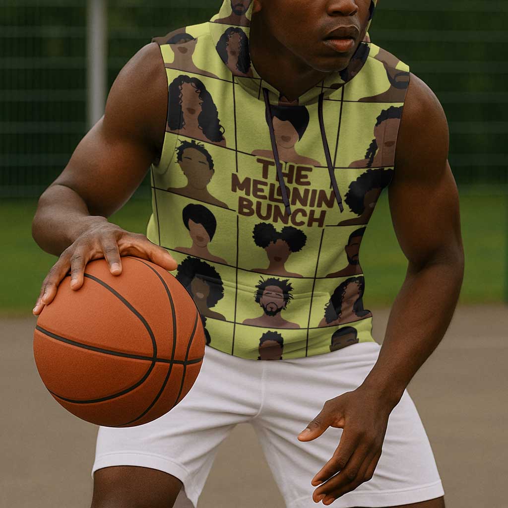 The Melanin Bunch African Sleeveless Hoodie Afro Black People - African Pride