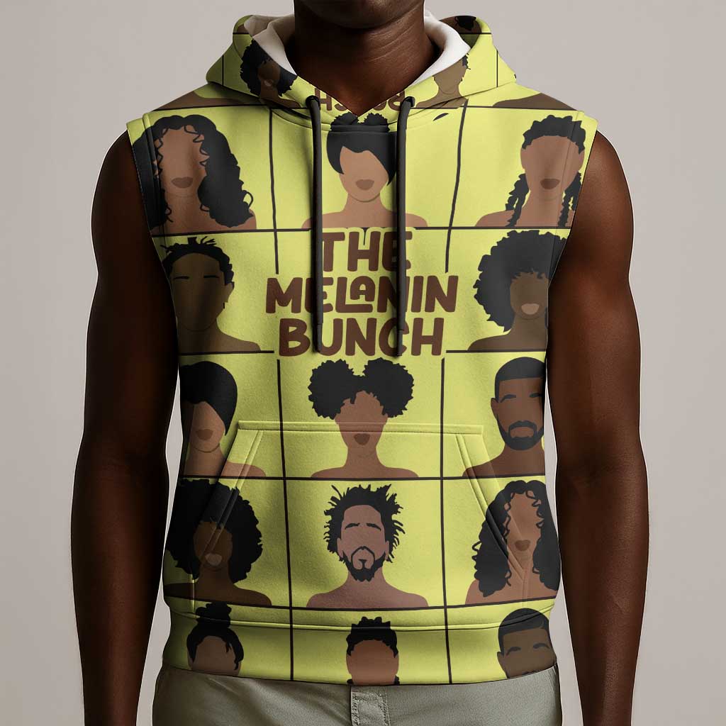The Melanin Bunch African Sleeveless Hoodie Afro Black People - African Pride