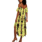 The Melanin Bunch African Summer Maxi Dress Afro Black People
