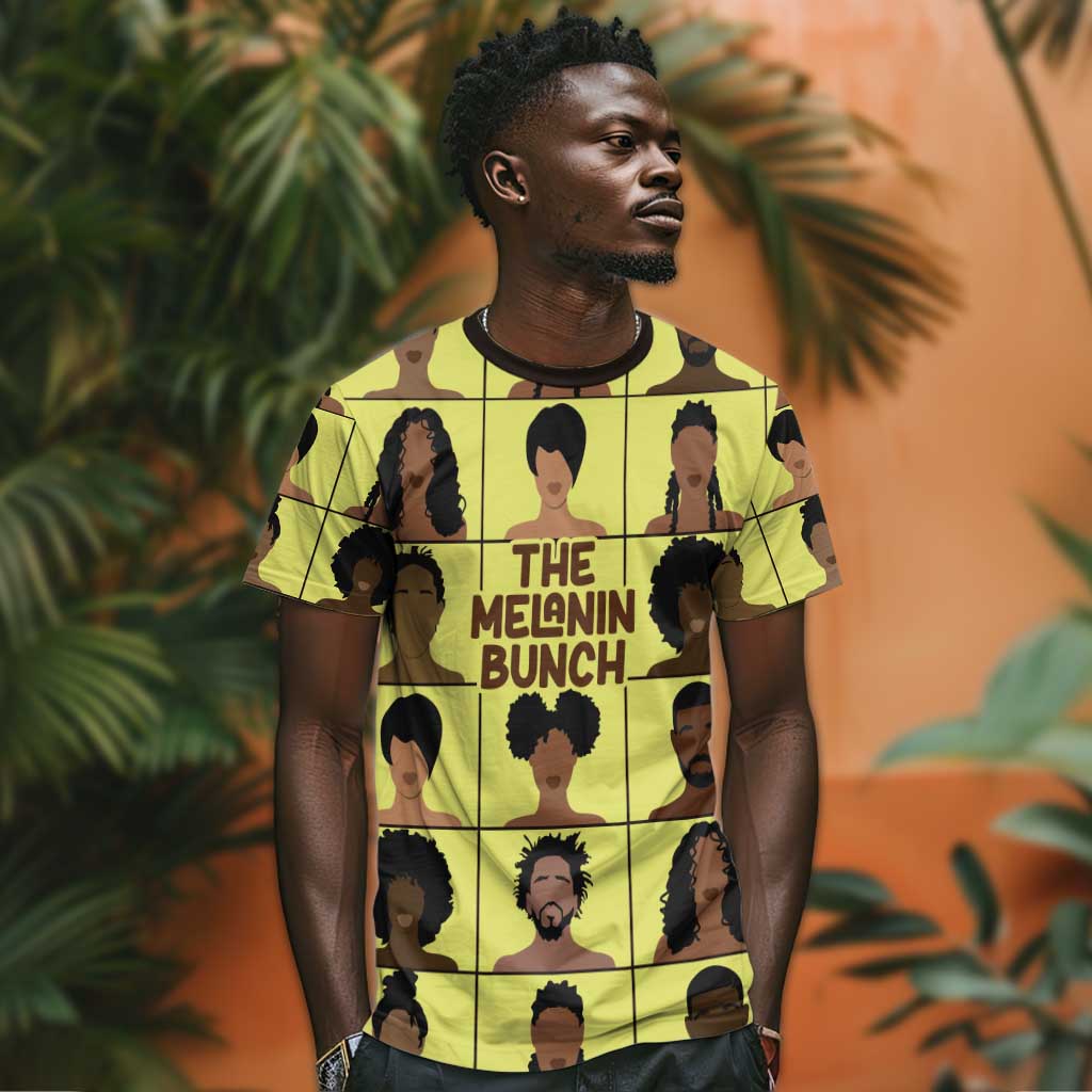 The Melanin Bunch African T shirt Afro Black People