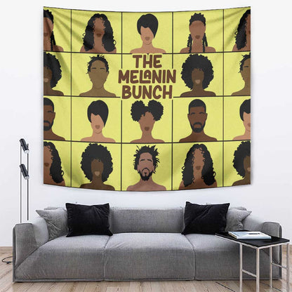 The Melanin Bunch African Tapestry Afro Black People