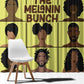 The Melanin Bunch African Window Curtain Afro Black People