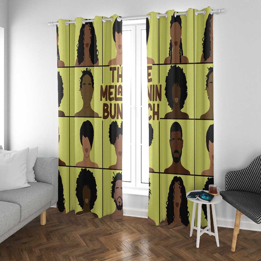 The Melanin Bunch African Window Curtain Afro Black People