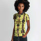 The Melanin Bunch African Women Polo Shirt Afro Black People