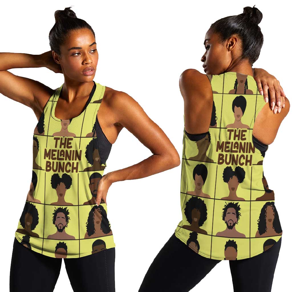 The Melanin Bunch African Women Racerback Tank Afro Black People