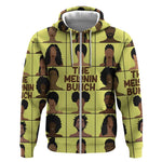 The Melanin Bunch African Zip Hoodie Afro Black People