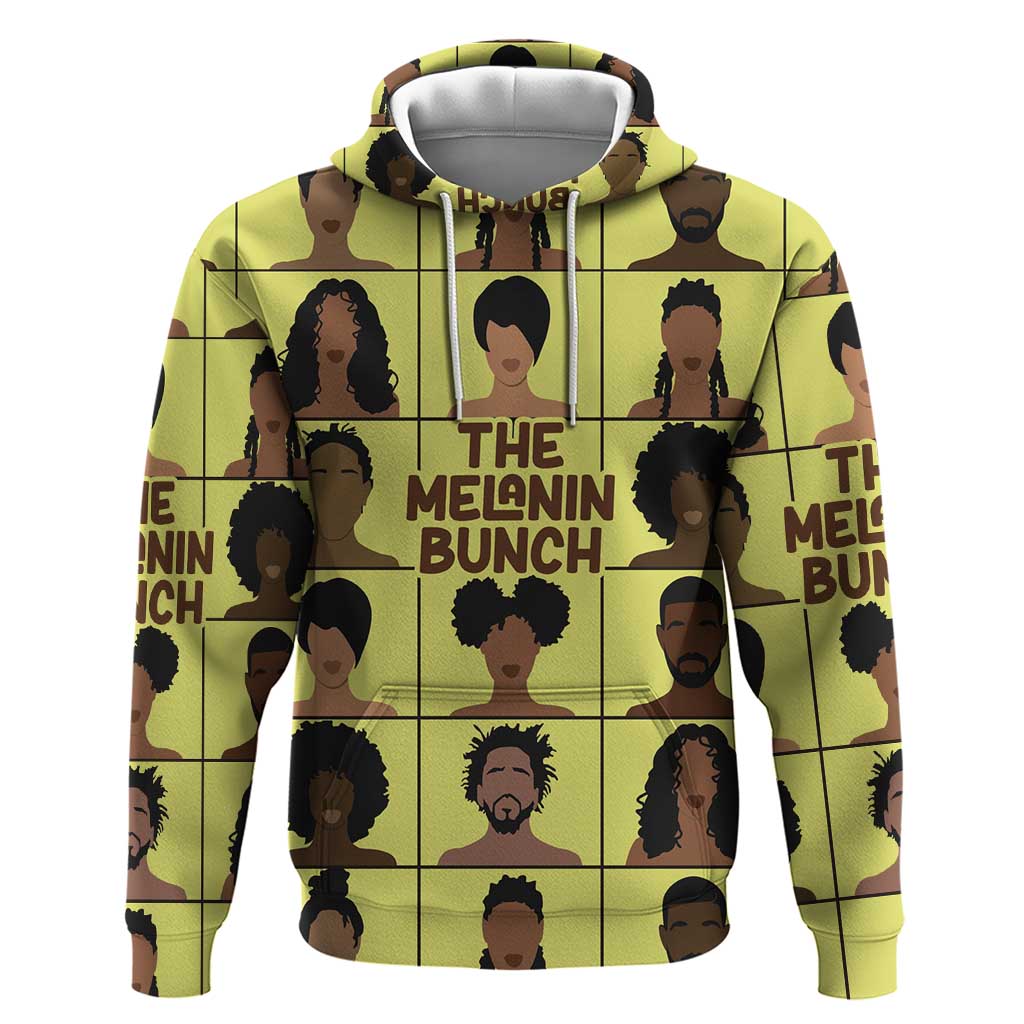 The Melanin Bunch African Zip Hoodie Afro Black People