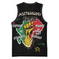 African Black Power Basketball Jersey Unapologetically Black Raised Fist - African Pride