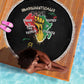 African Black Power Beach Blanket Unapologetically Black Raised Fist