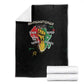 African Black Power Blanket Unapologetically Black Raised Fist