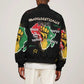 African Black Power Bomber Jacket Unapologetically Black Raised Fist
