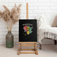 African Black Power Canvas Wall Art Unapologetically Black Raised Fist