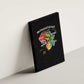 African Black Power Canvas Wall Art Unapologetically Black Raised Fist