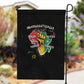 African Black Power Garden Flag Unapologetically Black Raised Fist