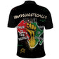 African Black Power Polo Shirt Unapologetically Black Raised Fist