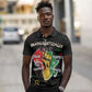 African Black Power Polo Shirt Unapologetically Black Raised Fist