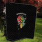 African Black Power Quilt Unapologetically Black Raised Fist