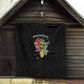 African Black Power Quilt Unapologetically Black Raised Fist