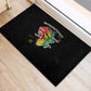 African Black Power Rubber Doormat Unapologetically Black Raised Fist