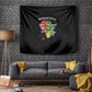 African Black Power Tapestry Unapologetically Black Raised Fist