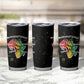African Black Power Tumbler Cup Unapologetically Black Raised Fist