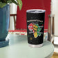 African Black Power Tumbler Cup Unapologetically Black Raised Fist