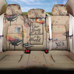 Our Beats Redefine The World African Back Car Seat Cover Afro Music